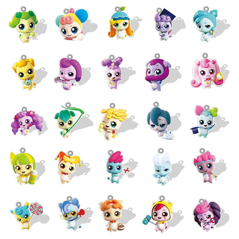 

NEW Cute Q Version Wonderful Love Princess Mengke Epoxy Resin Jewelry Findings Pendant Charms Cartoon DIY Accessories MK264