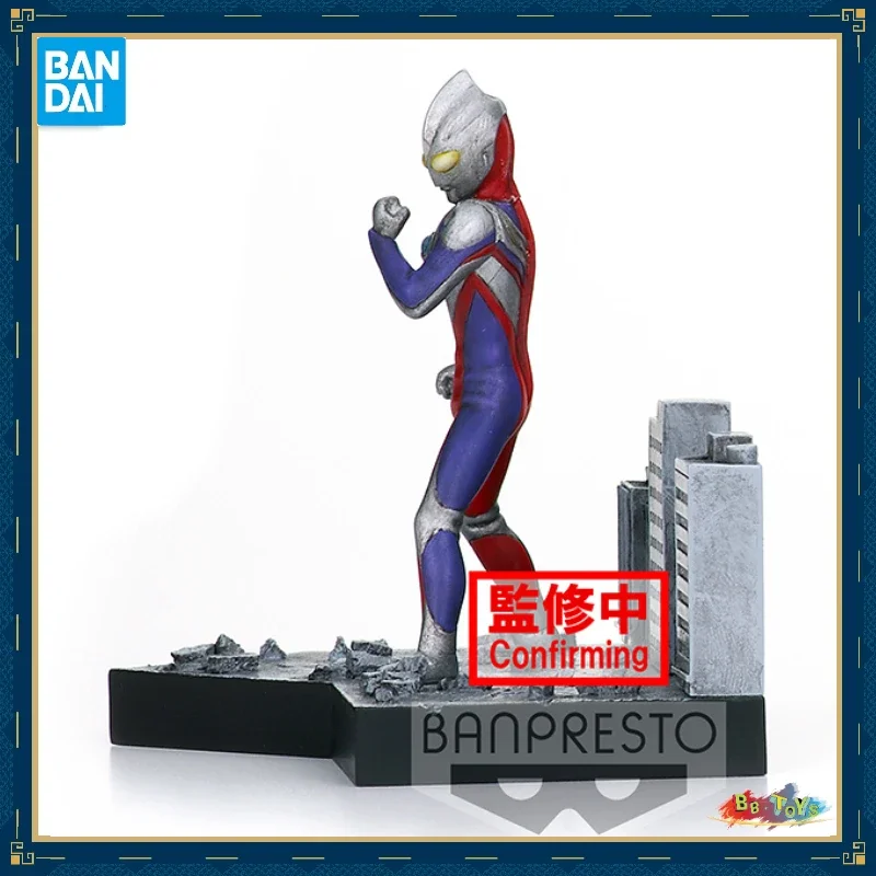 Фото В наличии Bandai, оригинальная анимационная фигурка Tokusatsu Stagement Ultraman Tiga, праздничный подарок, готовая коллекционная BB №2