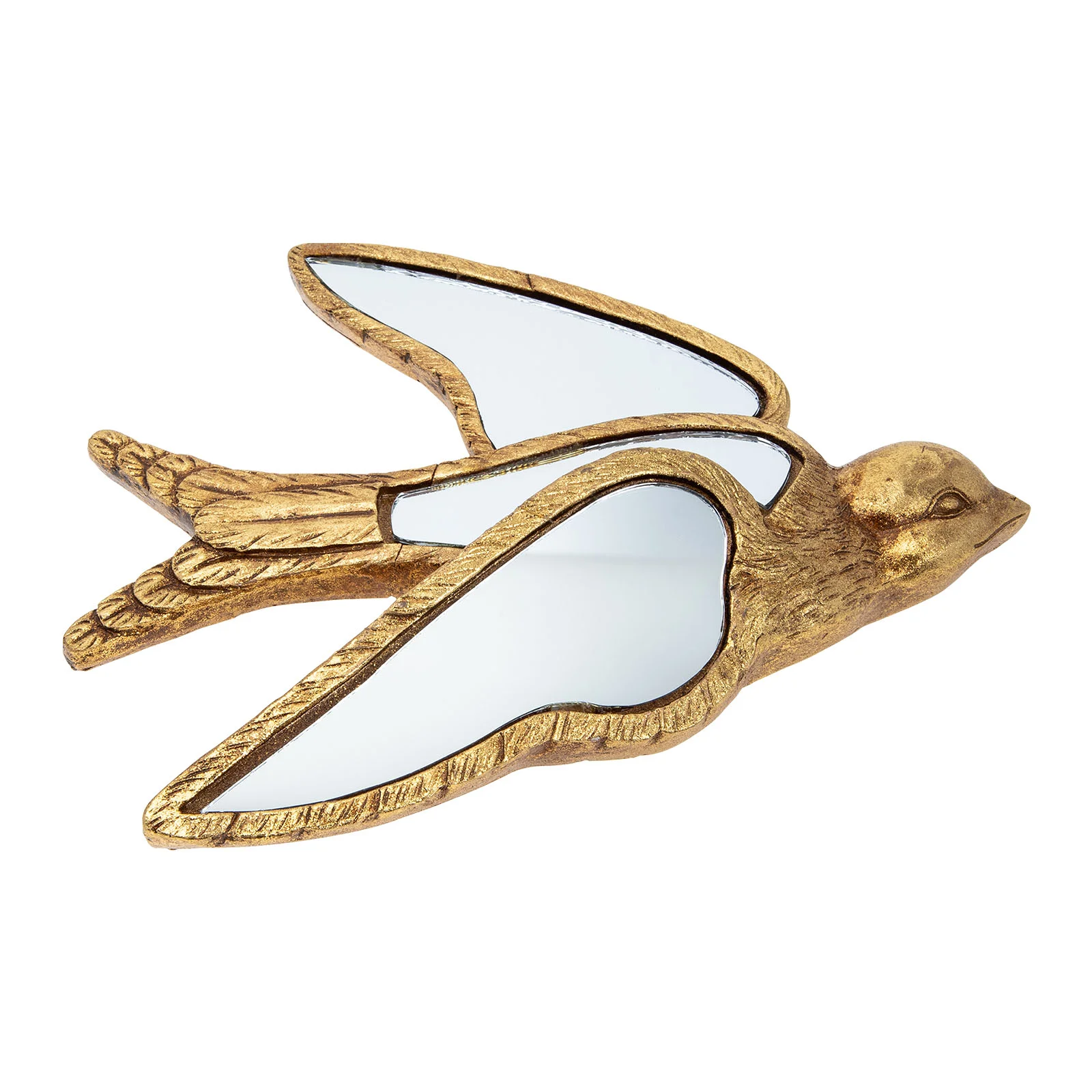 

Wall Bird Hangingswallow Birds Sculpture Garden Sculptures Decor Resin 3D Sign Figurine Flying Swallows Decoration Hummingbird