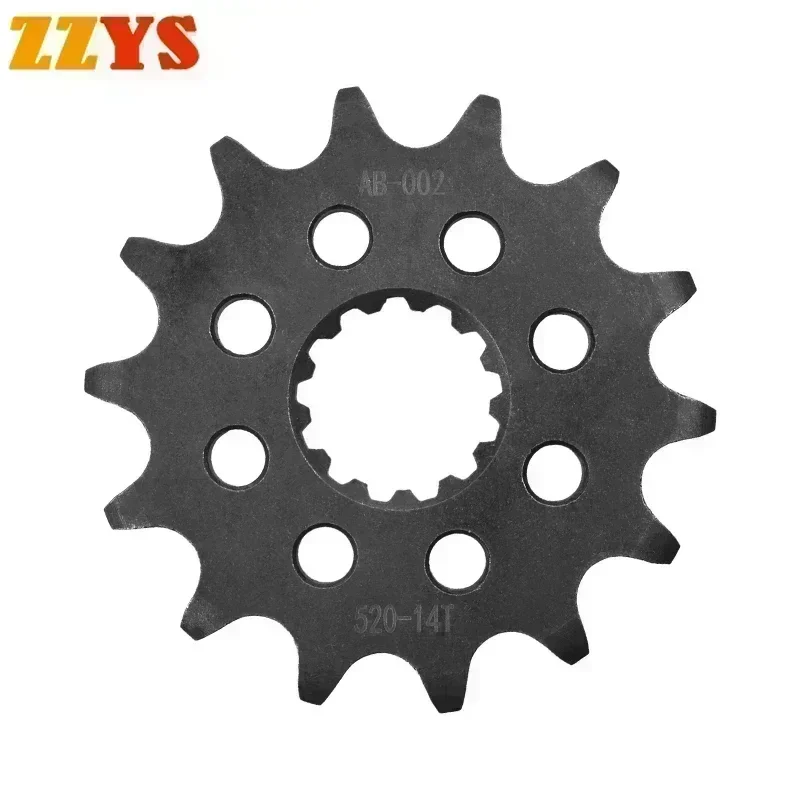 Передняя Звездочка с зубьями для Kawasaki EX650 Ninja 650R KRT ABS 520-2017 2020 2018 EX 2019 1 шт. 650 13T 14T 15T