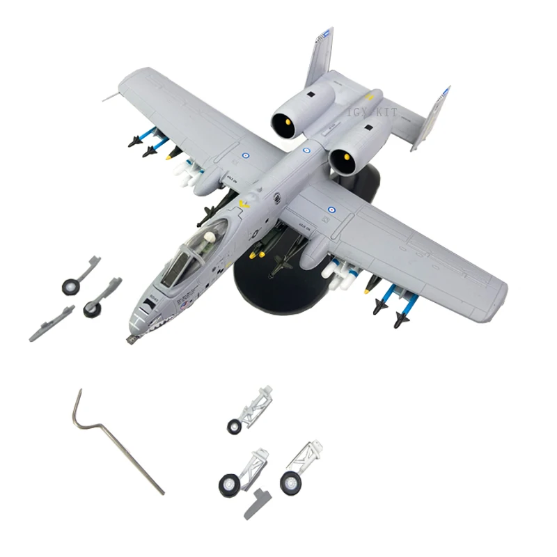 Масштаб 1:100 US A-10 A10 Thunderbolt II атака истребитель литой под давлением металлический