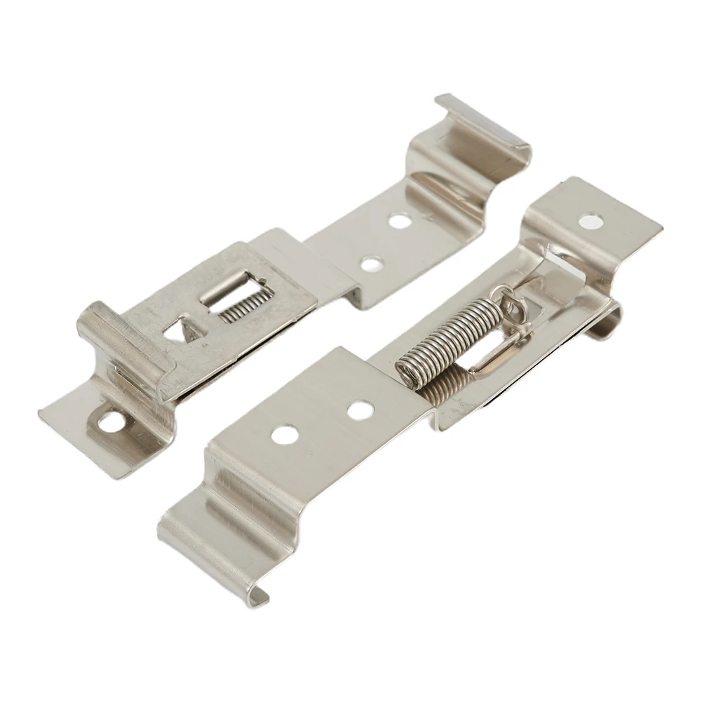 

Spring Holder Number Plate Clips Replacement Vehicle Accessories Anti-theft Bracket Frame Parts Rectangle 2pcs