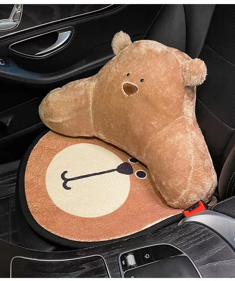 

Cute Car Accessories Interior Car Neck Pillow Car Headrest Kawaii Lumbar Pillow Autos Accesorios for Woman