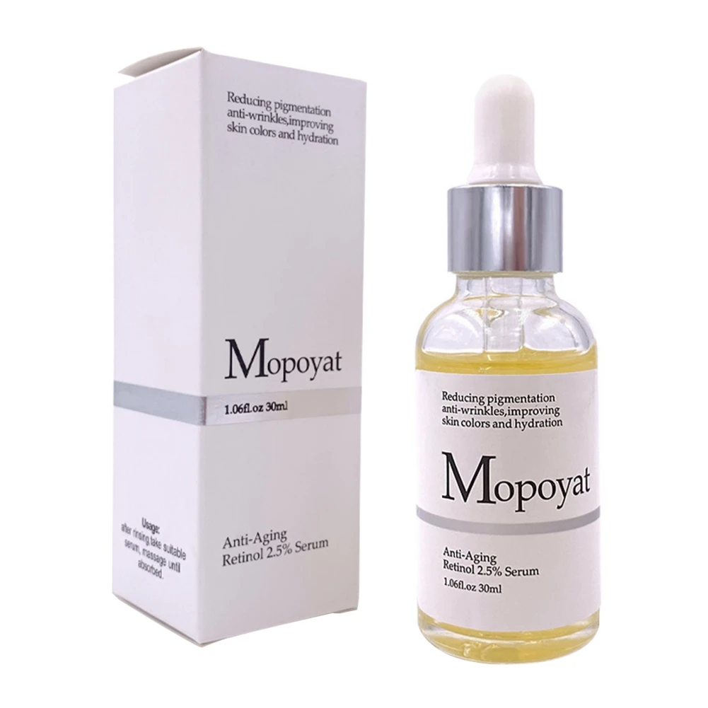 

30ml Retinol Serum 2.5% Private Label Face Anti Wrinkles Anti-Aging 100% Organic Night Moisturizing Essence For Skin Care Serum