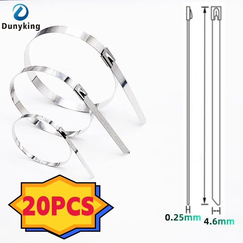 

Металлические кабельные стяжки из нержавеющей стали