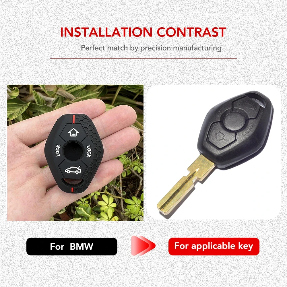 Силиконовый защитный чехол для ключей от BMW X3 X5 Z3 Z4 3 5 7 Series E38 E39 E46 E83 M5 325i Key