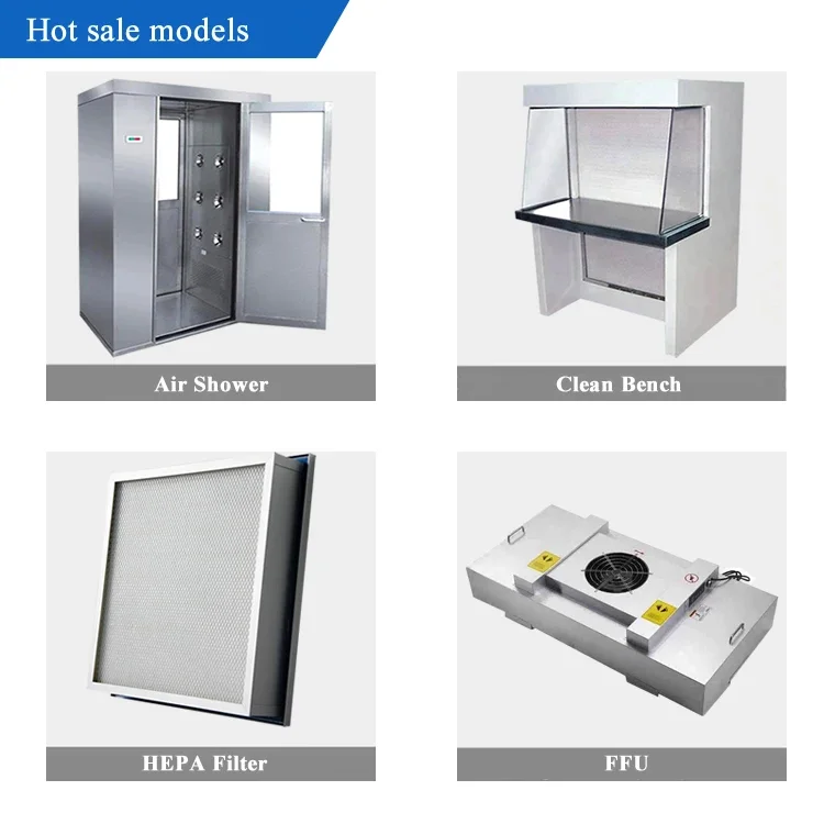 Настраиваемый воздушный фильтр с ламинарным грибом и вытяжкой вентиляторный ffu
