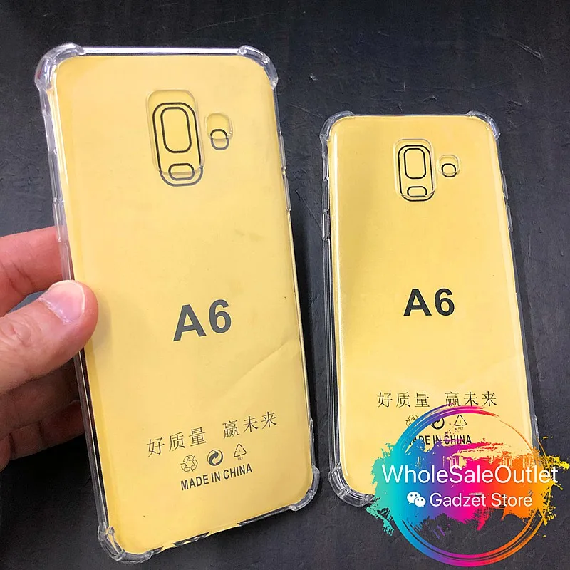 

Мягкий прозрачный противоударный силиконовый чехол из ТПУ для Samsung Galaxy A6 (2018)