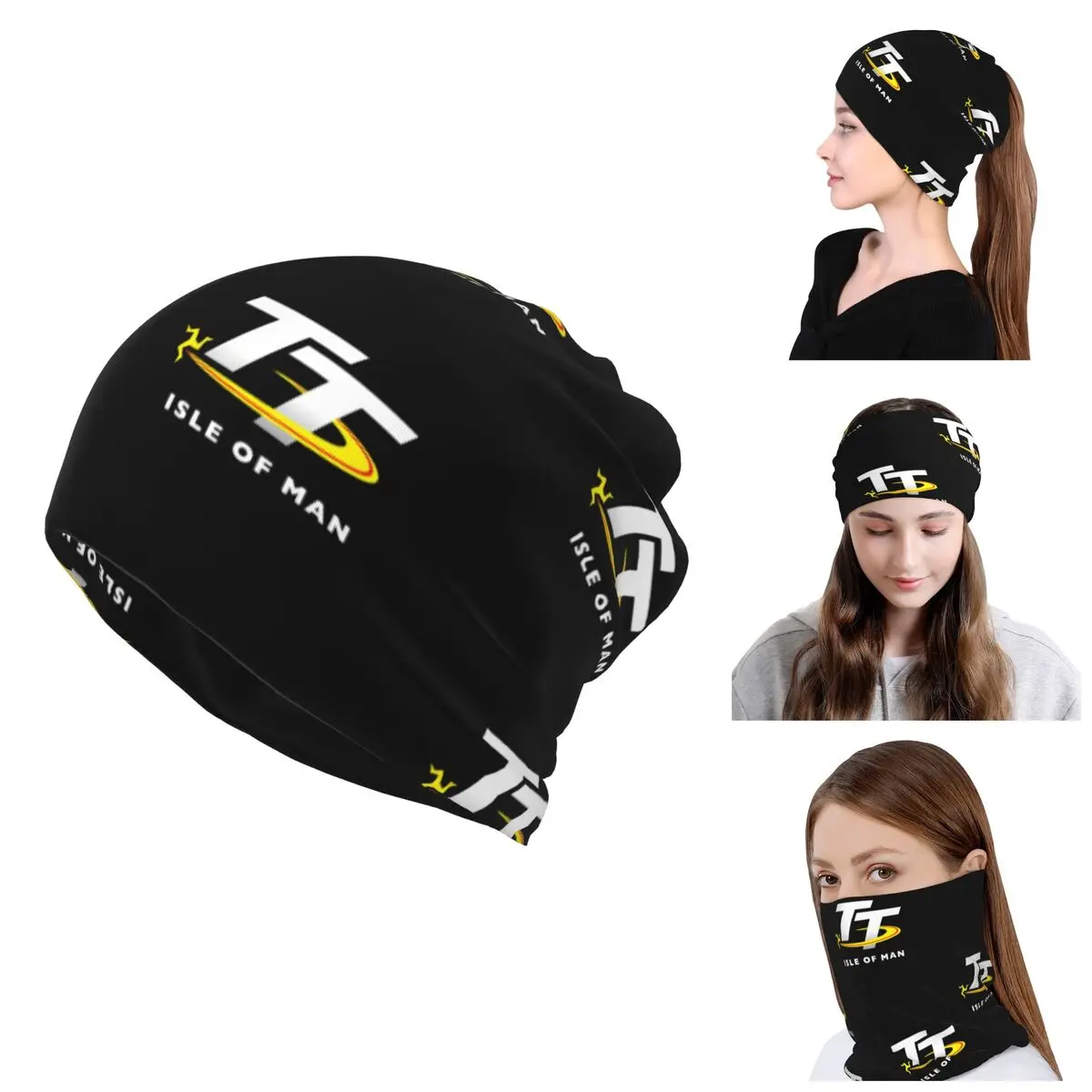 

Накидка на шею для мужчин и женщин с изображением острова Мэн ТТ