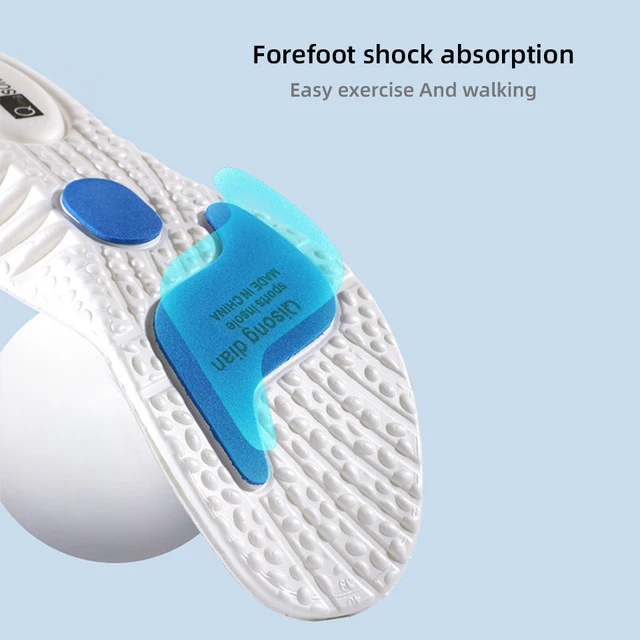 EVA Insoles for Shoes Sole Shock Absorption Deodorant Breathable Cushion Running Insoles for Feet Man Women Orthopedic Insoles 4