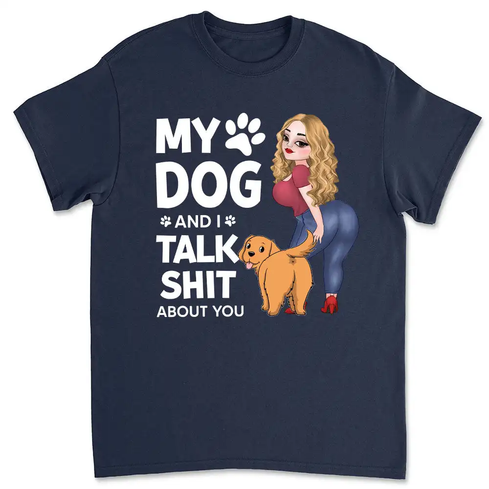 

Индивидуальная футболка унисекс My Dog & I, 100% хлопок