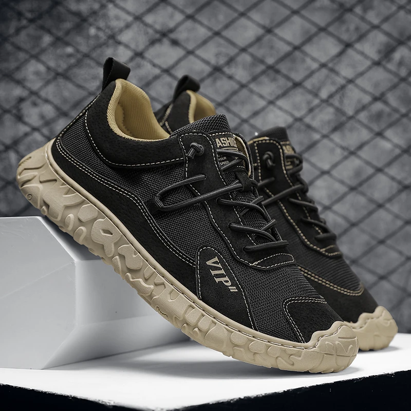 Men Casual Shoes Leather Outdoor Walking Sneakers 2022 Summer Male Leisure Vacation Soft Driving Shoes Sneakers Men Shoes