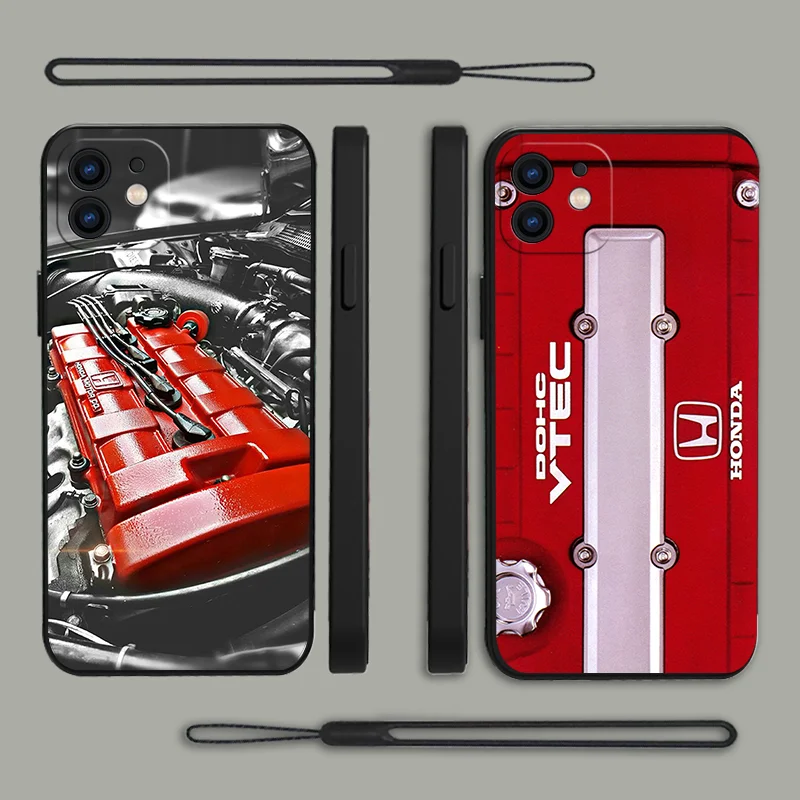 

Handsome Sports Car Design-hondas Phone Case For Xiaomi Redmi Note 12 11T 10S 9 Pro Plus 10C K40 K50 K60 4G 5G With Hand Strap