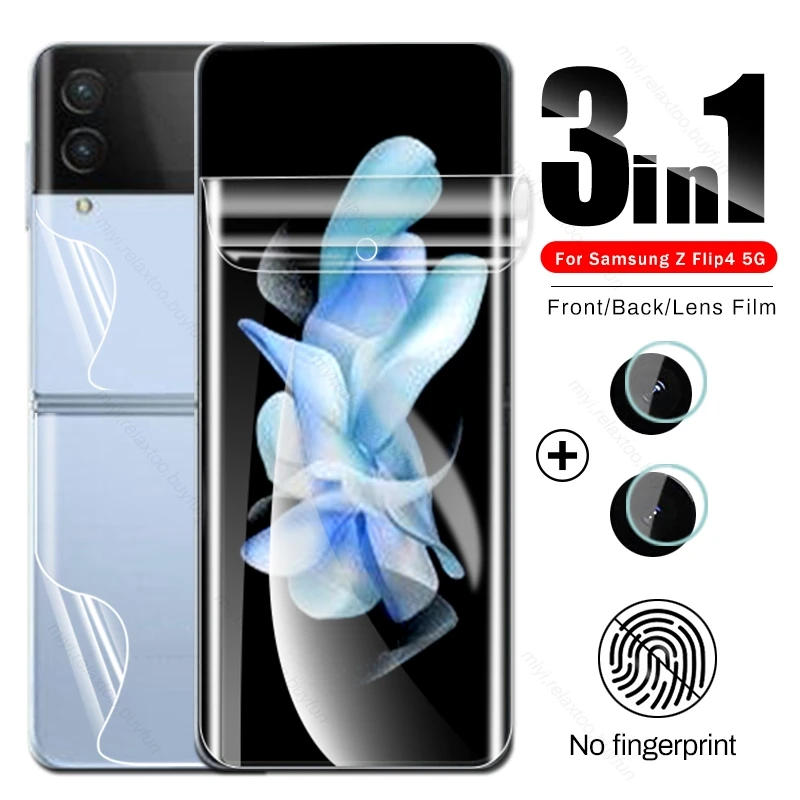 

4-в-1 30000D изогнутая мягкая Гидрогелевая пленка для Samsung Galaxy Z Flip4 Flip 4 5G Защитная пленка для экрана Samsung Sumsung Zflip4 стекло для камеры