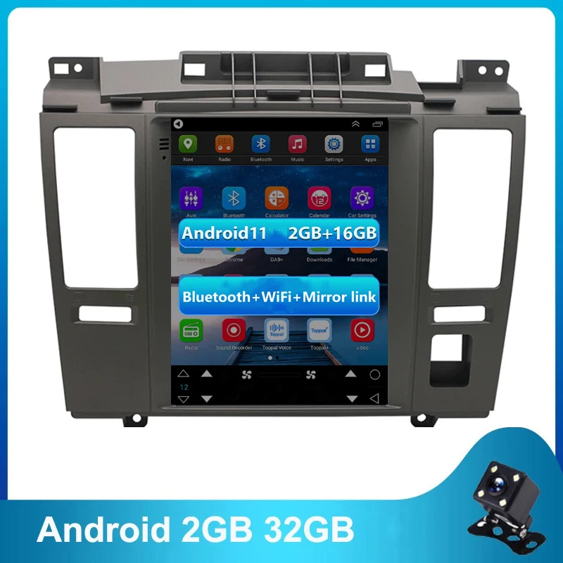 

For Nissan Tiida C11 2004 - 2013 Car Radio Multimedia Video Player Auto BT GPS Navigation Stereo Android 12.0 No 2din 2 din DVD