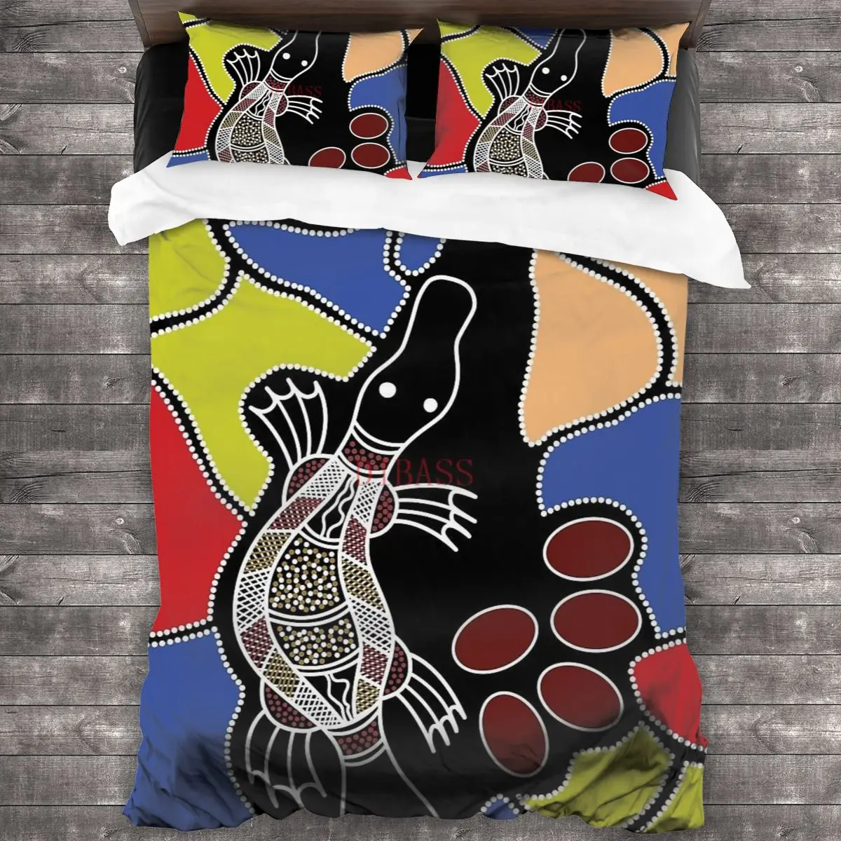 

Подлинное искусство аборигена-Platypus мечтательная мягкая искусственная кожа с 2 наволочками, пододеяльник с застежкой-молнией