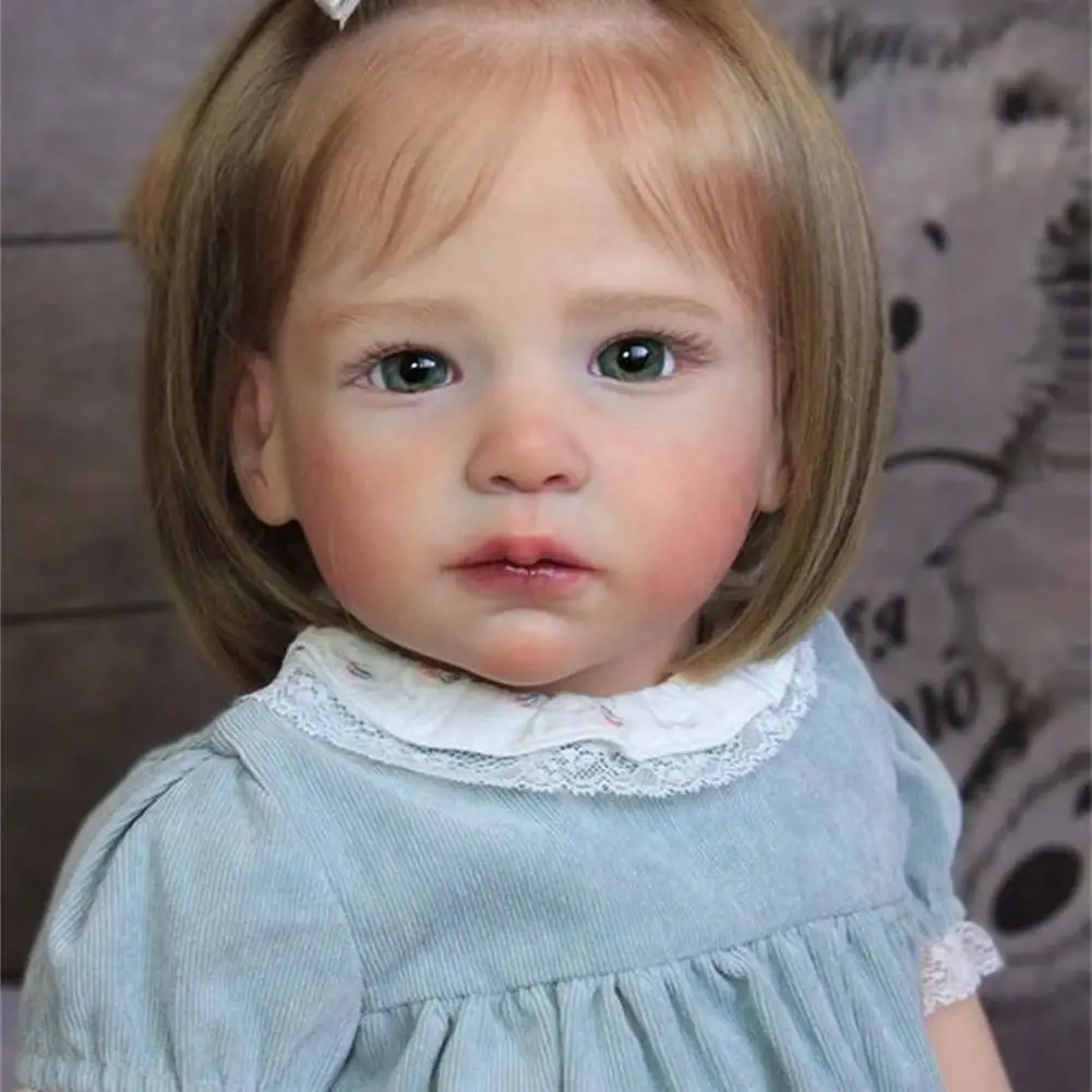 

70CM Baby 28inch Reborn Toddler Vinyl Toddler Doll Kit unfinished Doll Parts