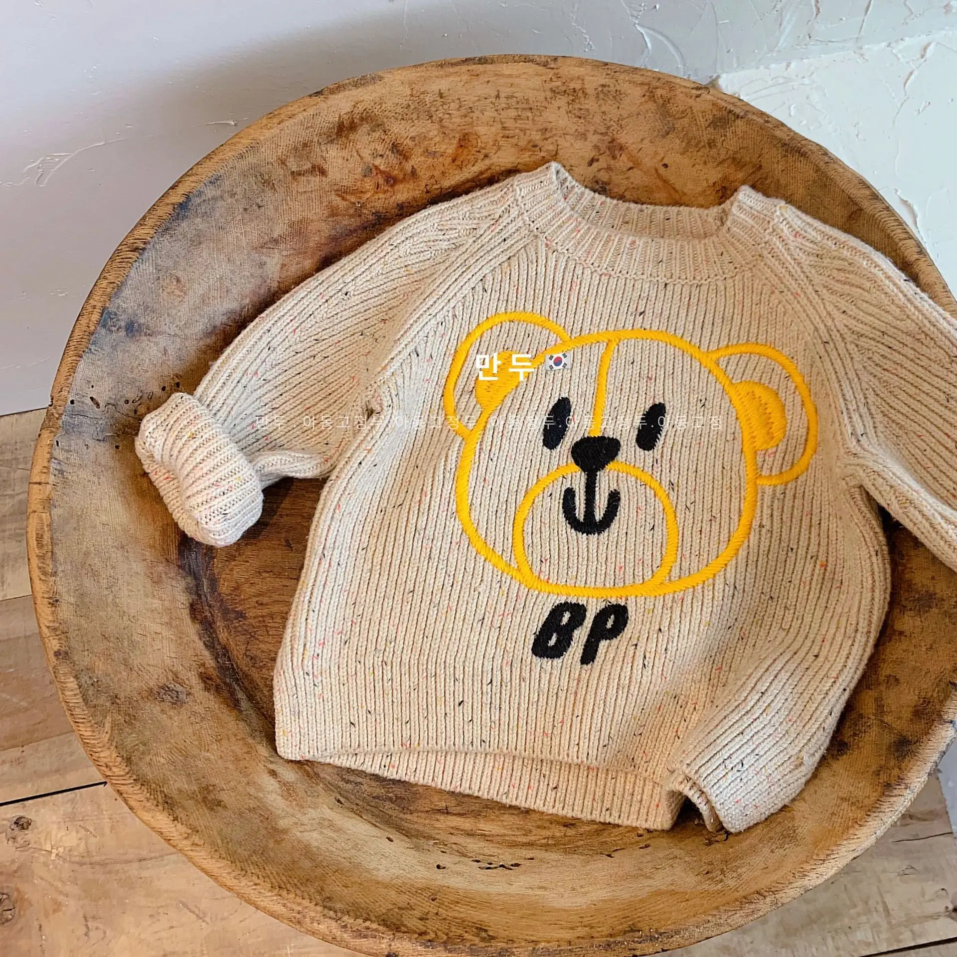 

Новинка, верхняя одежда для малышей, детский пуловер, свитер, утепленный осенне-зимний свитер с милым мультяшным медведем, детская одежда дл...