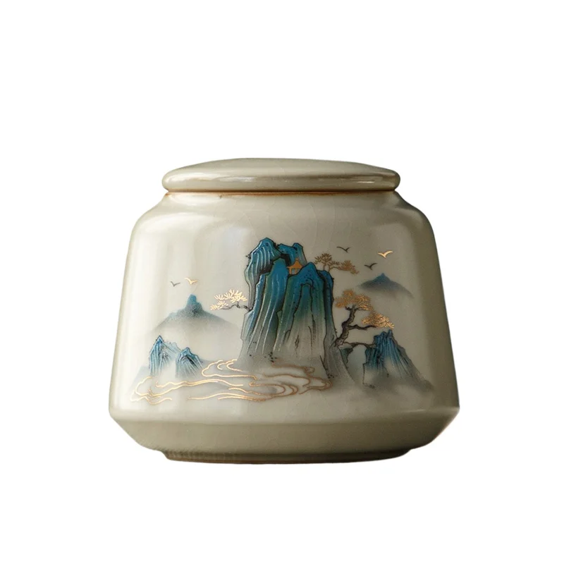 Керамический чайник Mihuang Ruyao горная живопись упаковка для красного и зеленого чая