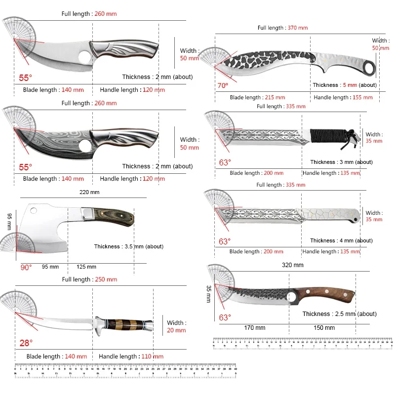 Кованый охотничий нож