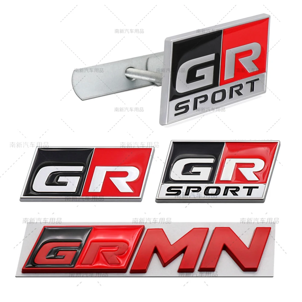 Автомобильная наклейка GR Sport на переднюю капот эмблема решетки значок для Toyota HV