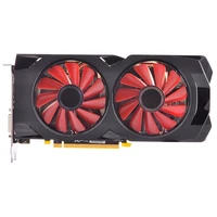 best selling amd redeon xfx rx580 8g gddr5 256bit memory gaming graphics card for pc gpu