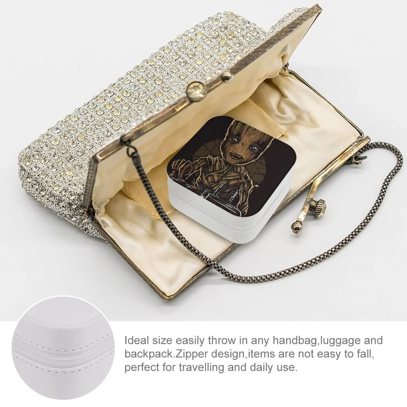 Коробка для хранения ювелирных изделий из комиксов портативный кожаный бокс