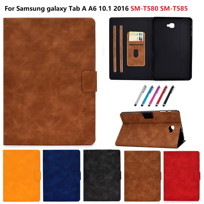 Флип-чехол для планшета Samsung Galaxy Tab A A6 10 1 2016 T580 T585 | Компьютеры и офис