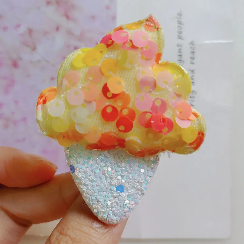 5 шт./лот заколка для волос с блестками радужного цвета девочек детская Новое