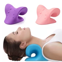 new neck massage pillow neck shoulder cervical chiropractic traction device massage pillow for pain relief body neck massager