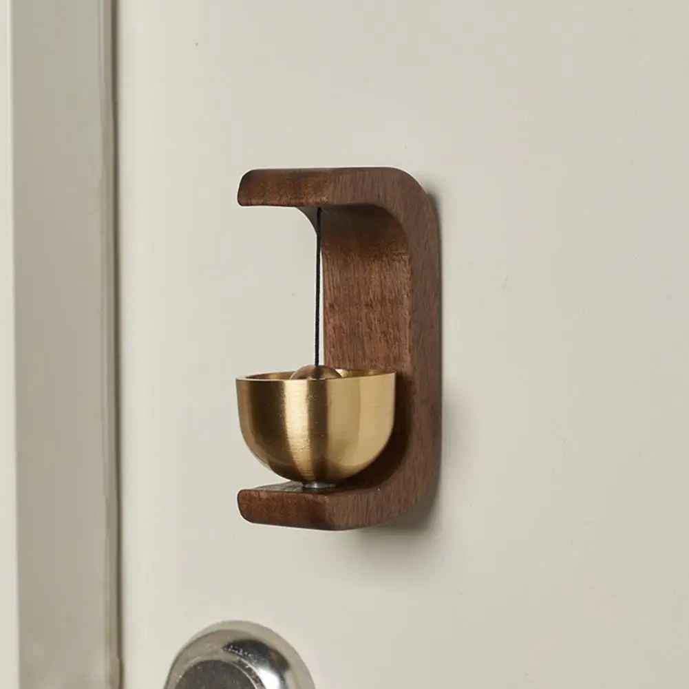 

Милый Дверной Звонок без заусенцев, цельная деревянная рамка, дверной звонок с напоминанием, магнитный дверной звонок, подарок на новоселье
