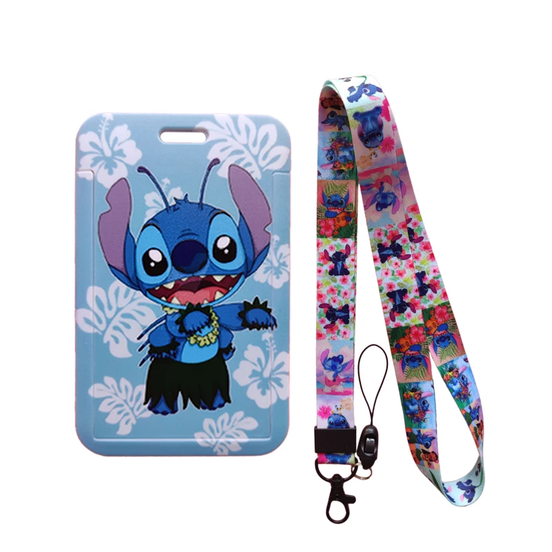 

Пластиковый держатель для карт с рисунком из мультфильма «Disney Stitch»
