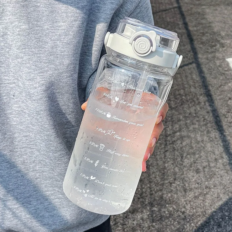 Портативная Пластиковая Бутылка Для Воды С Двойными Стенками Экологически