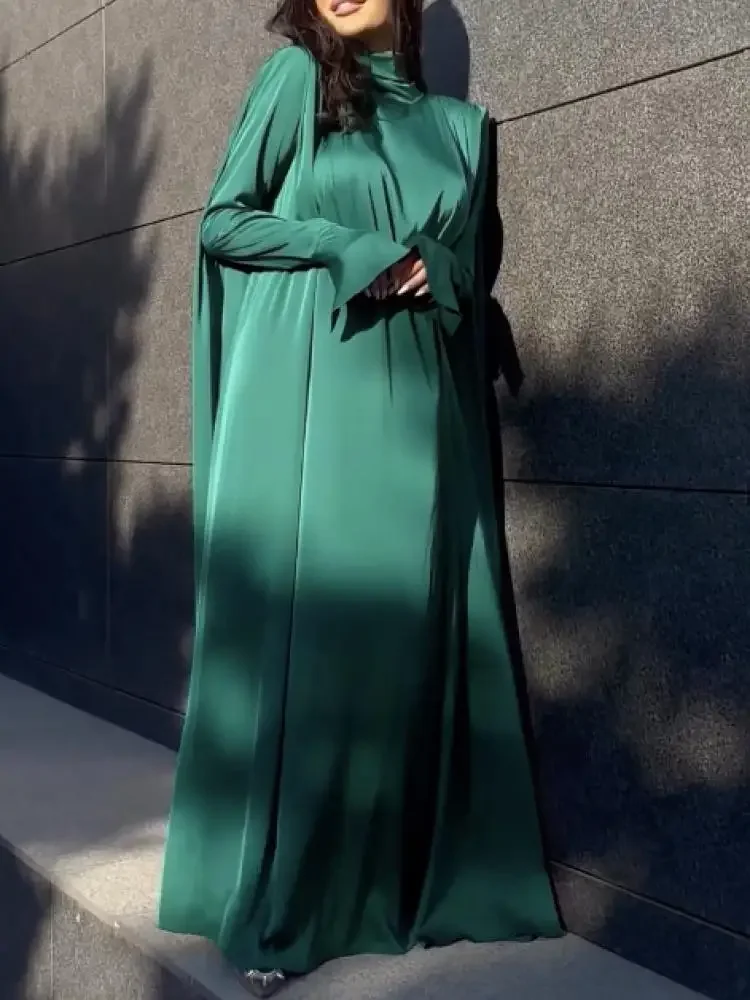 Krismile элегантное вечернее мусульманское платье с высоким воротом для женщин