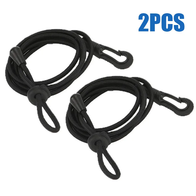 

Kayak Paddle Fishing Leash Rope Canoe Rowing Boat Cord Tether Hook Lanyard 120cm