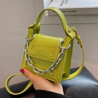 2022 new fashion luxury high quality casual simple chain shoulder messenger bag texture small square bag summer womens bag