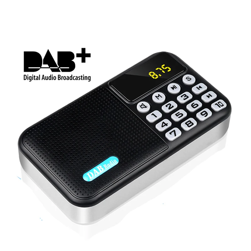 

Rechargeable Battery Powered Portable Pocket Digital DAB Plus FM Radio