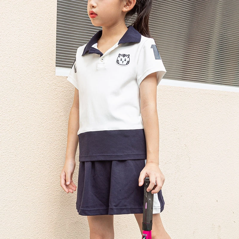 Criscky 2022 New Lapel Short Sleeve Patchwork Printing Clothing Set Fashion Casual Sports 2 Pieces Latest Casual Tops And Shorts