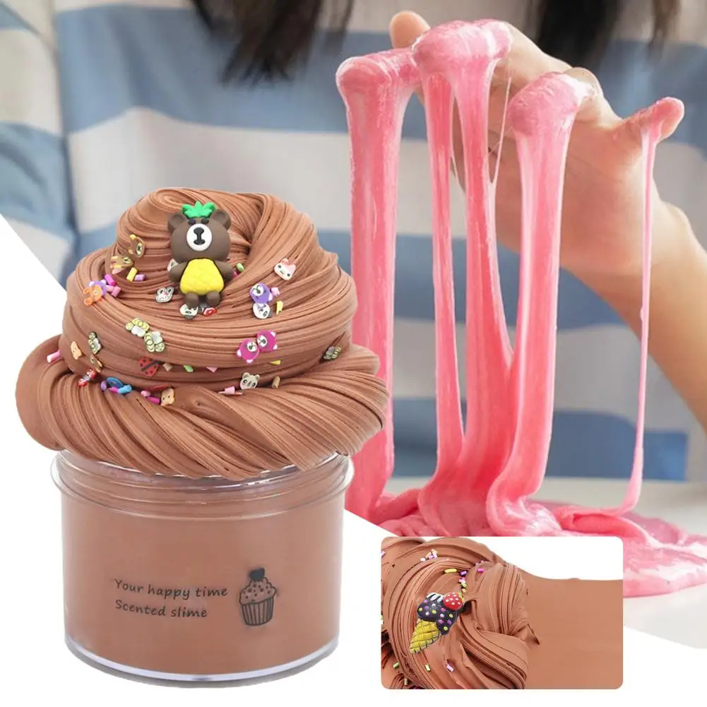 

Multicolor 70ml Creative Cloud Slime Making Set Colored Mud Toy Vent Toy Butter Slime Creative for Boys Girls