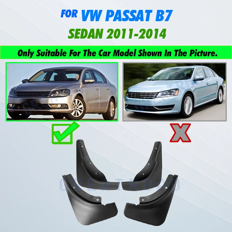 

Автомобильные брызговики, передние и задние брызговики, брызговики на крыло для VW Passat B7 2011 2012 2013 2014
