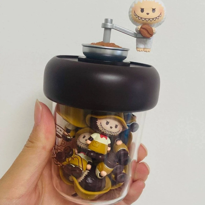 Фото Оригинальная новинка: серия Popmart Coffee Factory Pop Bean — коллекционные игрушки-сюрпризы в виде милых бутылочек для декора рабочего стола, подарки для девочек №5