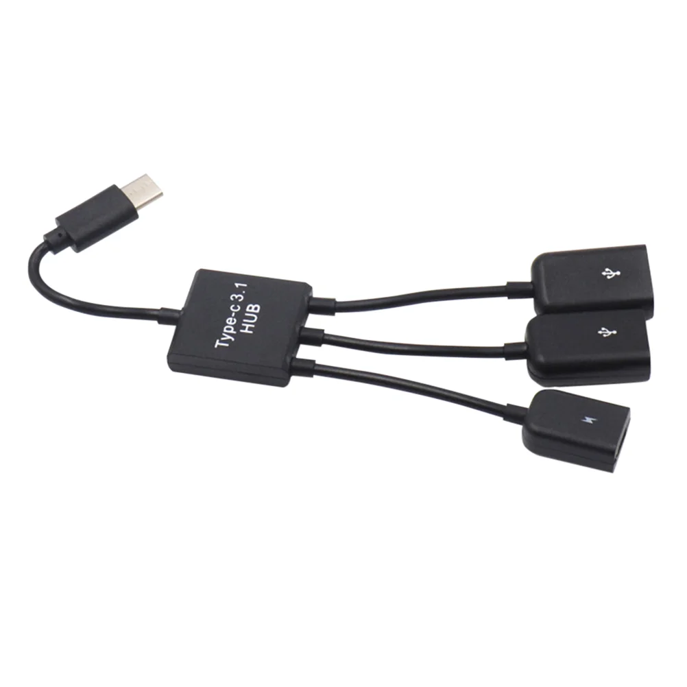 

1PC Double USB Ports USB 3 In 1 Male to Female USB Hub Adapter Cable USB Cable for PC Computer