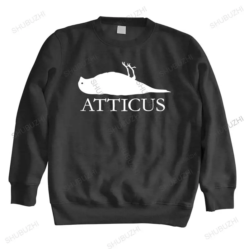 Мужская весенне-осенняя толстовка черная хлопковая с капюшоном мужская осенняя