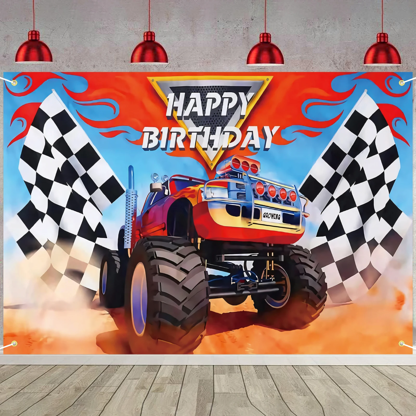 

Реквизит Для Фотосессии Monster Truck, Аксессуар Для Вечеринки В Честь Дня Рождения, Гравюра, Внедорожный Грузовик