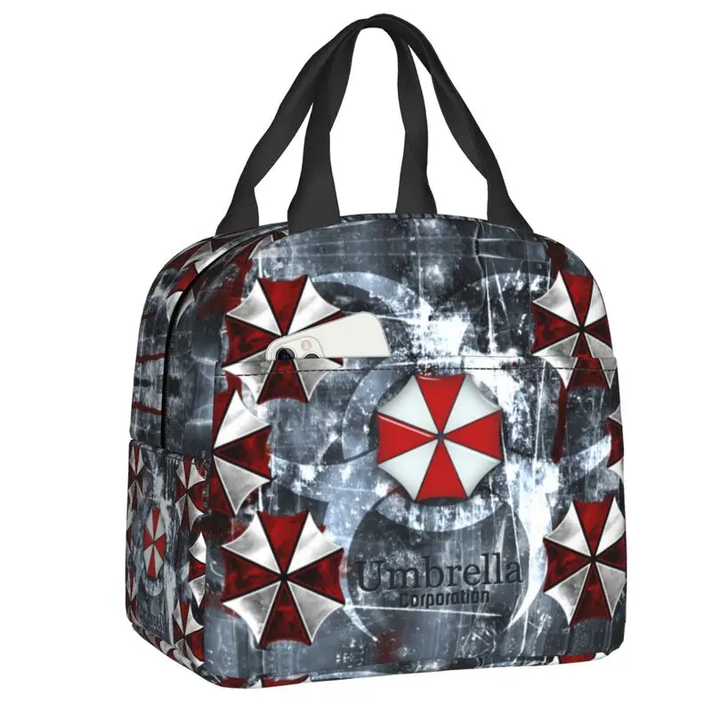 

Изолированные сумки для ланча Umbrella Corporation Corp для кемпинга путешествий видеоигр герметичный охладитель термальный Ланч-бокс для женщин и де...