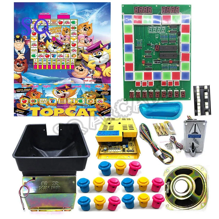 

2021 Hot sale kit Marwey Fruit King Mario game board popular coin operated casino PCB circuit game board for slot game machine