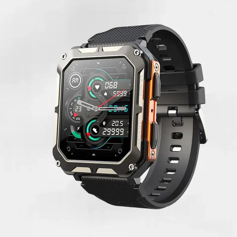 

Experience the Ultimate Outdoor Adventure with C20pro - The Bluetooth Waterproof Smartwatch with Step Counting