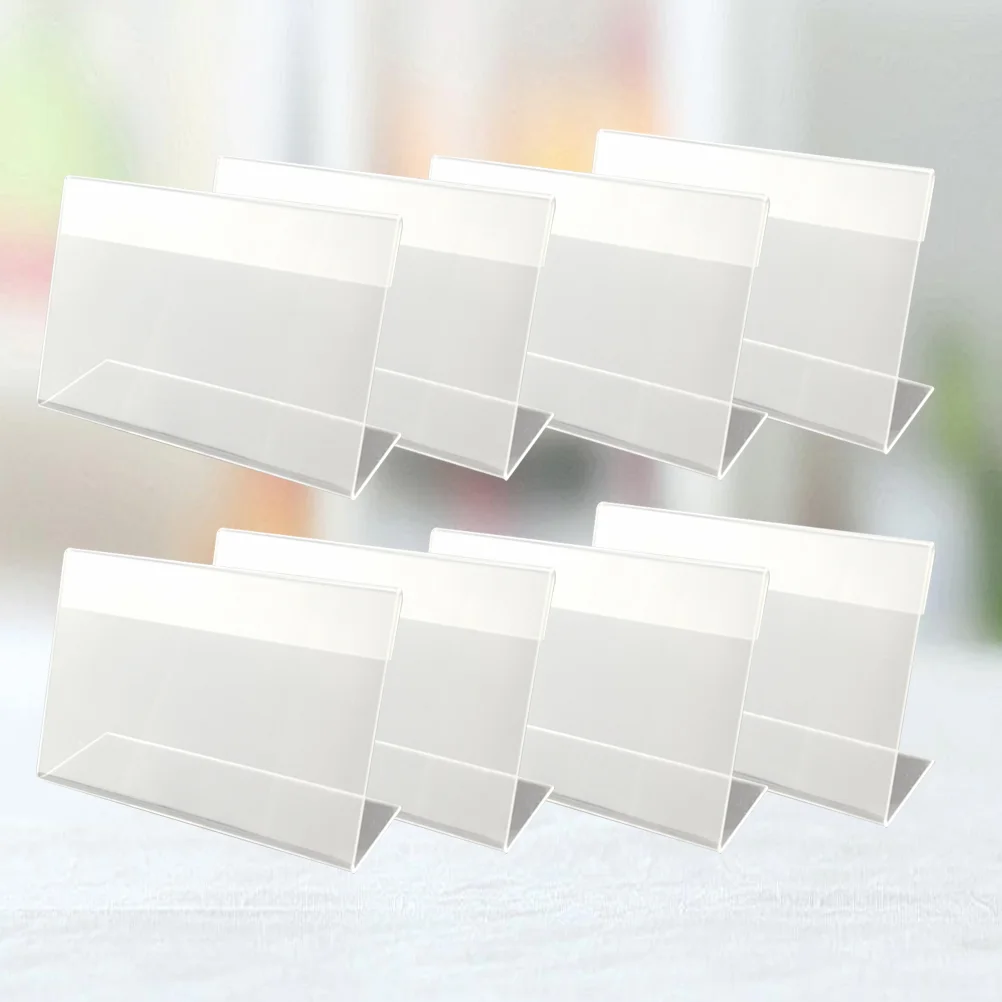 

30Pcs Holders Label Holders Display Holder Shelf Holder Table Sign Retail
