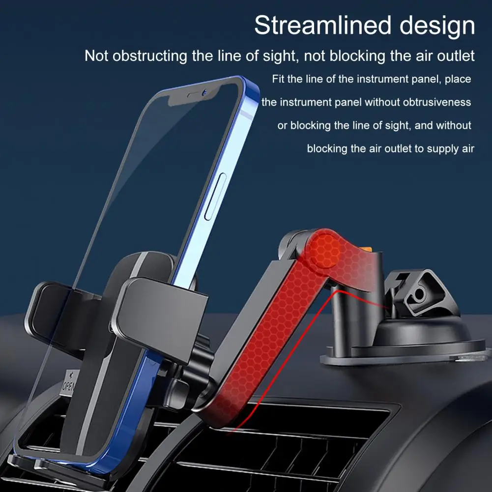 

Автомобильный держатель для телефона C4, Универсальный вращающийся на 360 градусов держатель на присоске, автомобильная подставка для лобово...