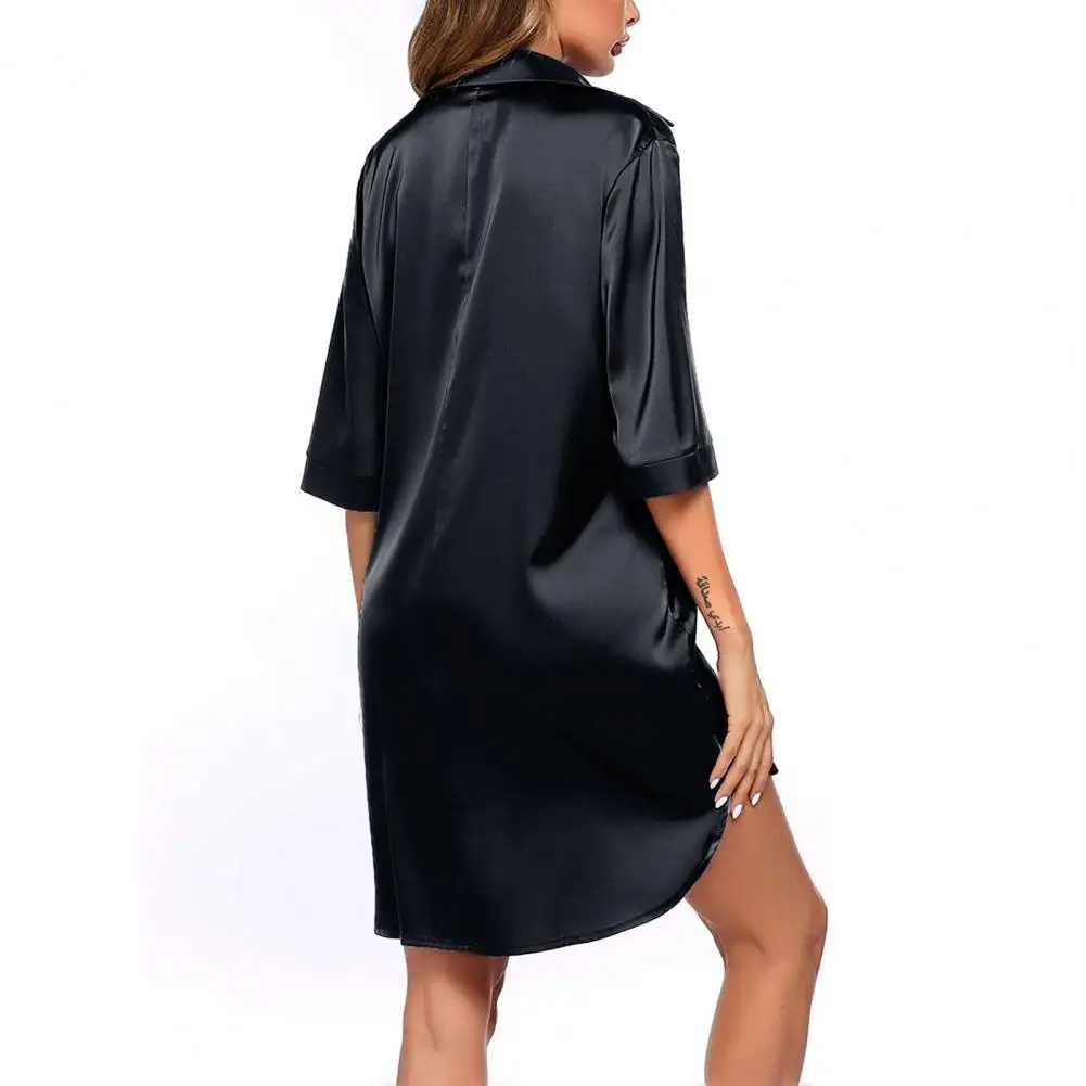 

Women Nightdress Terrific Lightweight Women Nightdress Silky Lady Pajamas